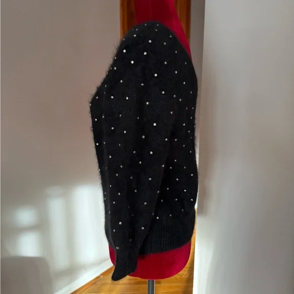 Ba&sh Printed Scoop Neck Sweater